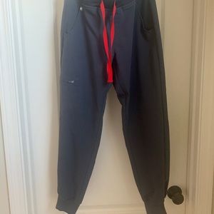 Women’s Charcoal Grey Figs Jogger Scrub Pants S